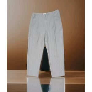Wilfred Dress Pants 4 Womens Aritzia July Trouser Gray Wool Cashmere Flannel